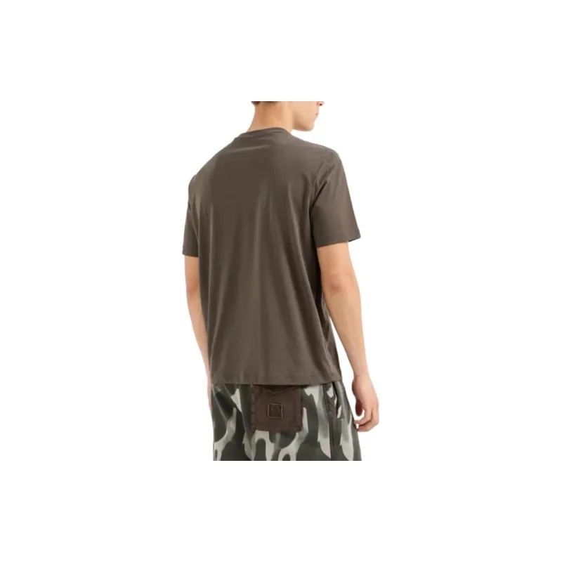 ARMANI EXCHANGE Logo embroidered T shirt-2