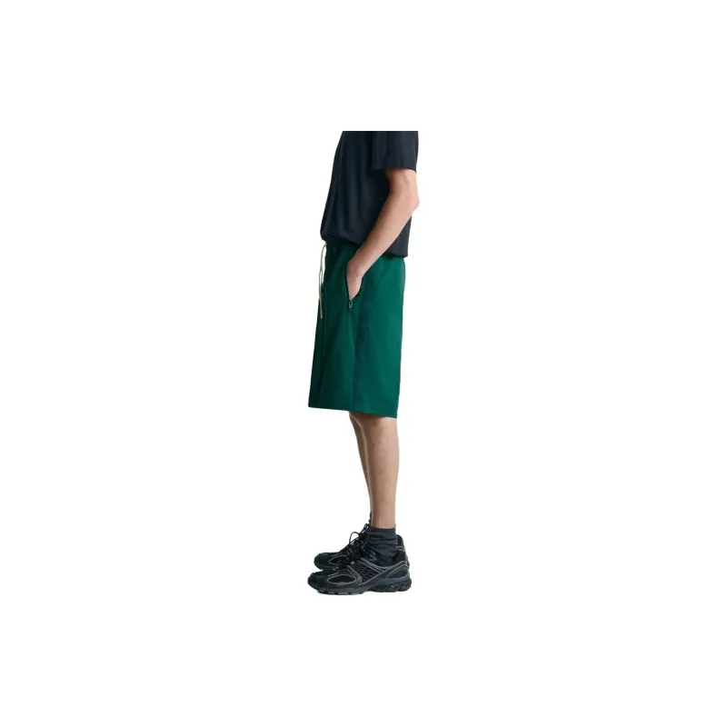 ZARA Casual Shorts Men Green-4