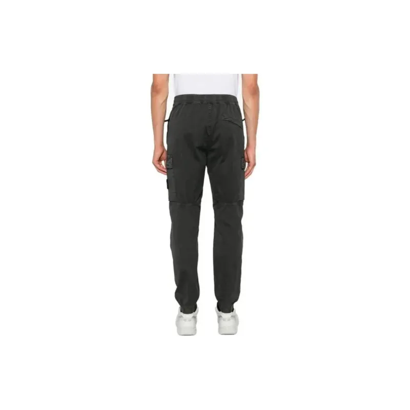 STONE ISLAND Compass Patch Tapered Leg Pants-3