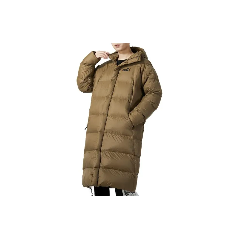 PUMA Down Jackets Men Brown-5