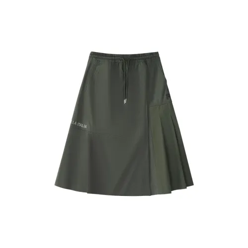 FILA FUSION Casual Long Skirts Women's Dome Gray