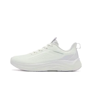 QIAODAN Rainwing 4.0 Cushioned Slip-Resistant Low-Top Q-LITESPEED Technology Running Shoes Women's White Purple