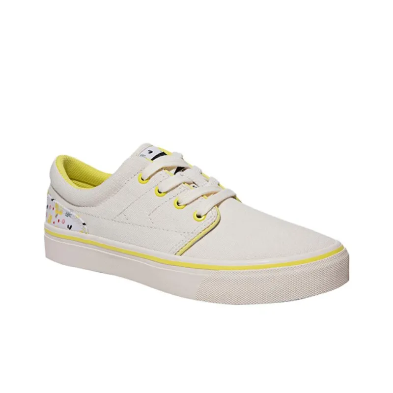 DECATHLON Anti Slip Wear Resistant Low Top Skateboard Shoes Unisex White-1
