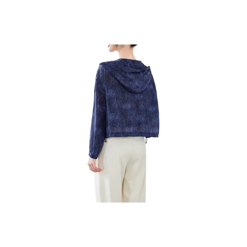 To The West Cropped Coats Women's Denim-2