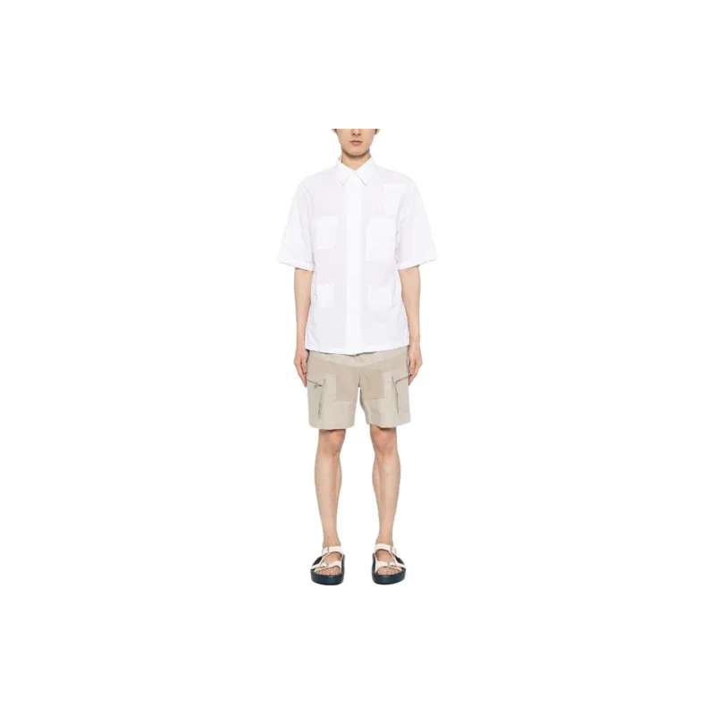 Barena Nodola Hoc Stone Short Sleeved Shirt-1