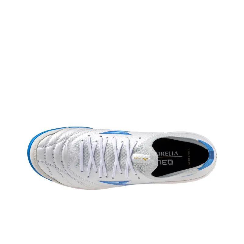 Mizuno Morelia Neo TF Rubber Broken Studs Soccer Shoes Unisex White-2
