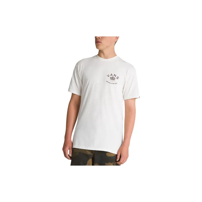 Vans Checkerboard Society T-Shirts Unisex White-2