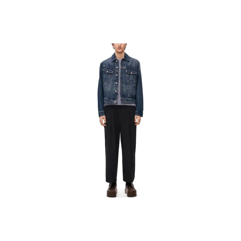 LOEWE Denim Jackets Men Blue-1