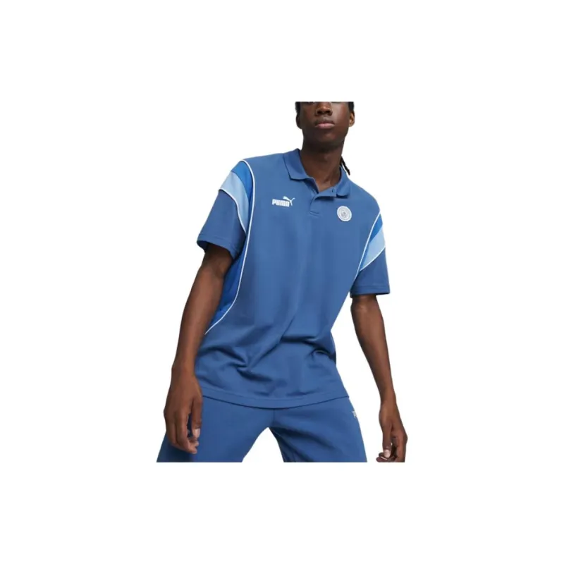 PUMA Playera Tipo Polo Para Hombre Manchester City FtblArchive-3