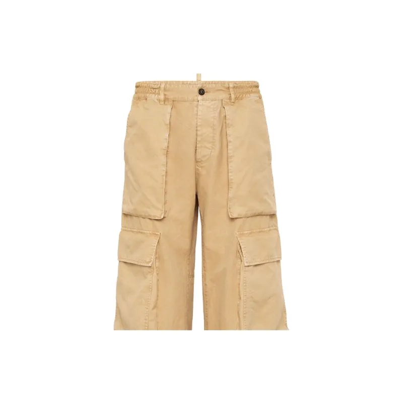 DSQUARED 2 Logo Printed Cargo Trousers-2