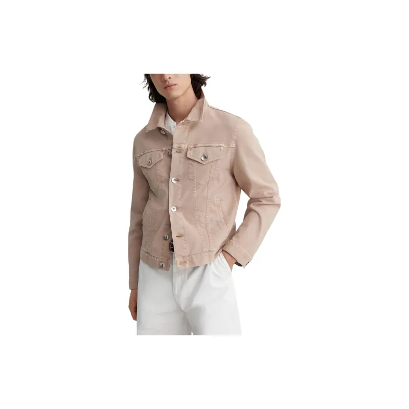 Brunello Cucinelli Buttoned Slim-Fit Denim Jacket-1