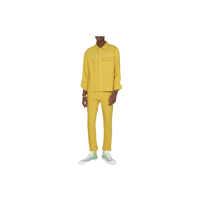 DIOR Quarterly New Products Jackets Men Yellow-2