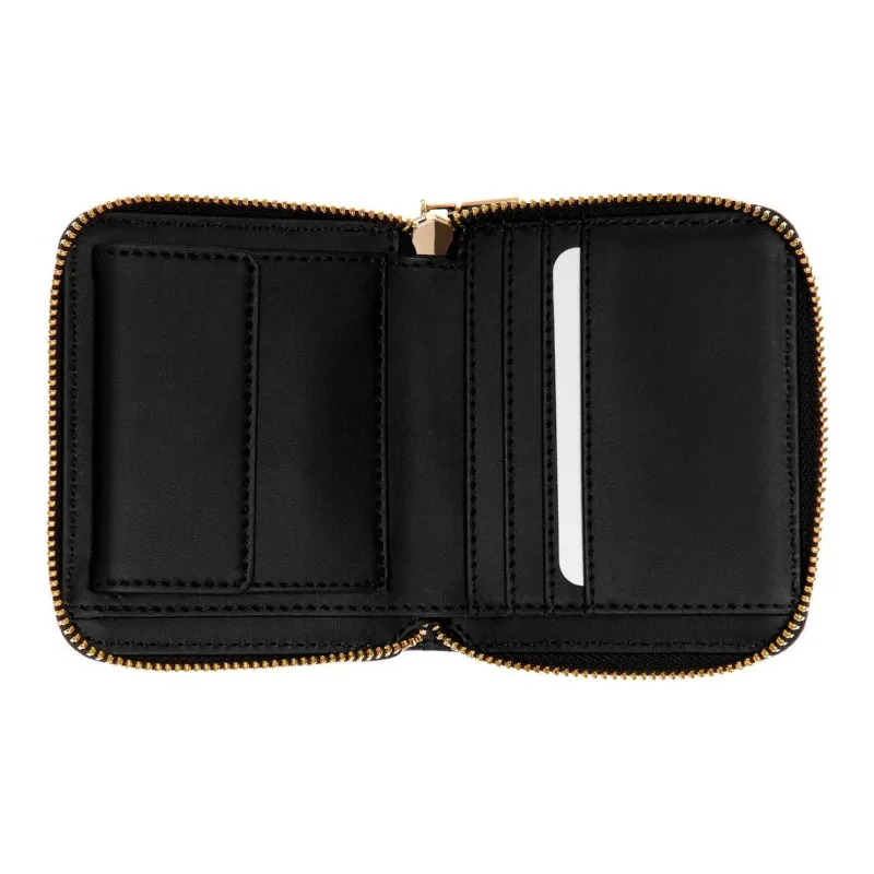 GUESS Artificial Leather Wallet Small Size Women's Black-2