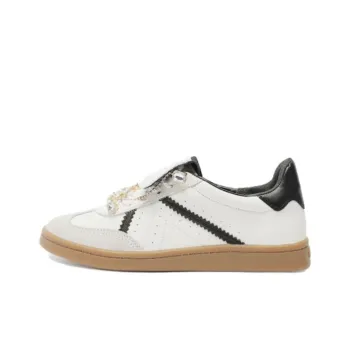 Schutz Pony Low-Top Skateboard Shoes Women's White