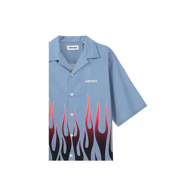 KENZO Shirts Men Dark Blue-4