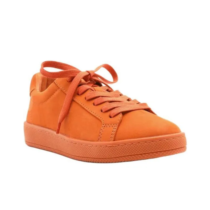Schutz Low-Top Skateboard Shoes Women's Orange-2