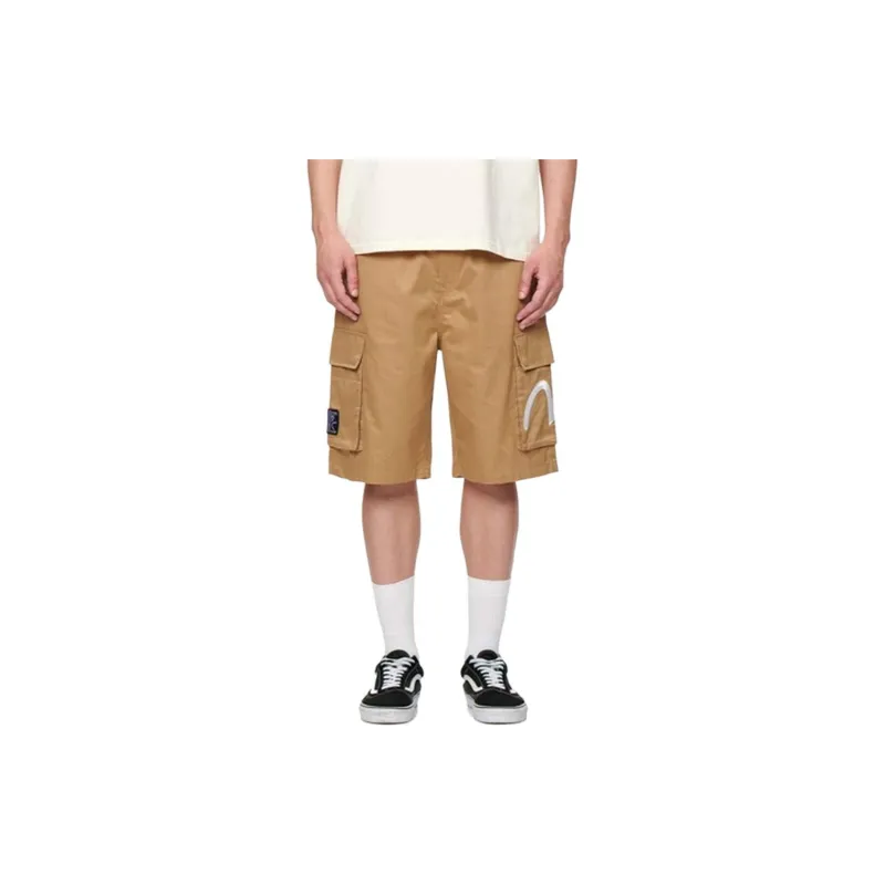 EVISU Cargo Shorts Men Apricot-2