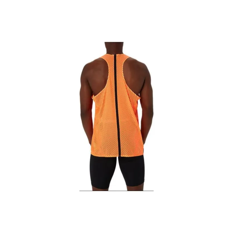 Asics ACTIBREEZE SINGLET Tank Tops Men Orange-2