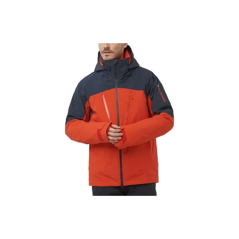 SALOMON Brilliant Jackets Men Orange-2