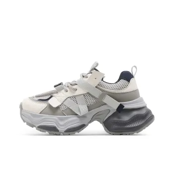 C°BANNER Low Top Chunky Sneakers Women's Gray Blue
