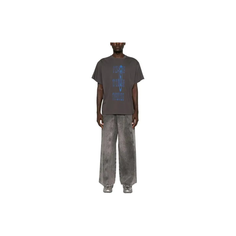 MM6 Maison Margiela T Shirt Men's Medium Gray-1