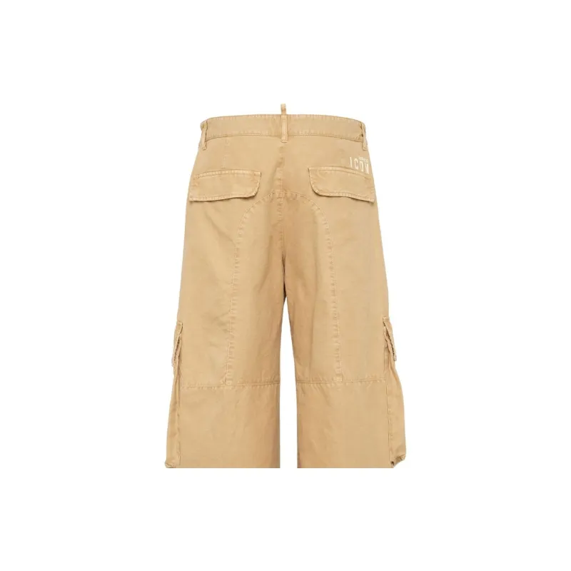DSQUARED 2 Logo Printed Cargo Trousers-3