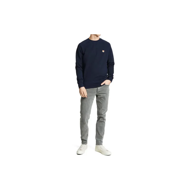 Maison Kitsune Sweatshirts Men Dark Blue-1