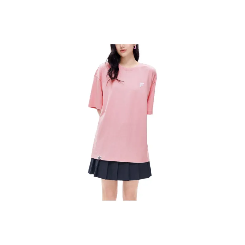 FILA SS24 T Shirt Unisex Youth Pink-2