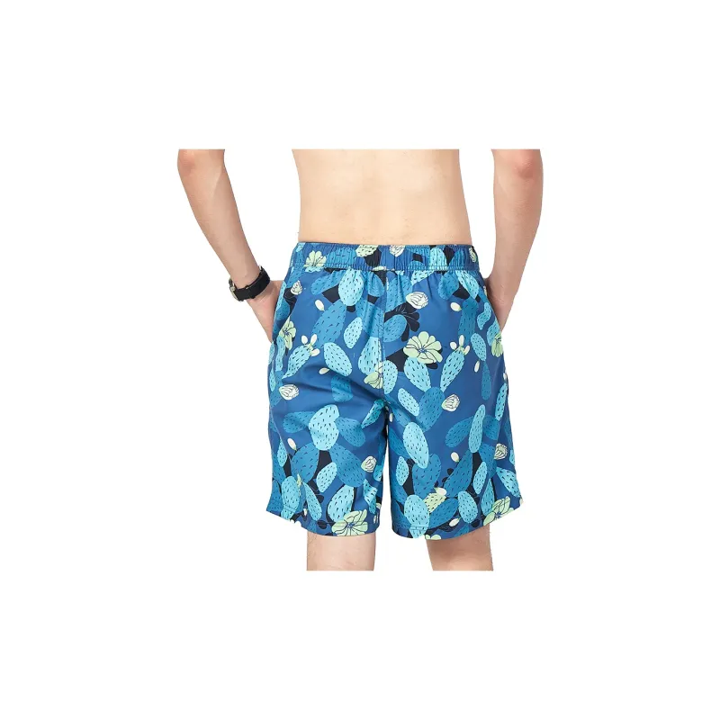 LiNing Beach Shorts Men's Ash Gray With Floral Pattern-2