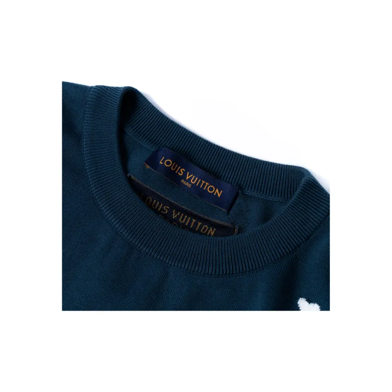 LOUIS VUITTON T Shirt Men's Blue-5