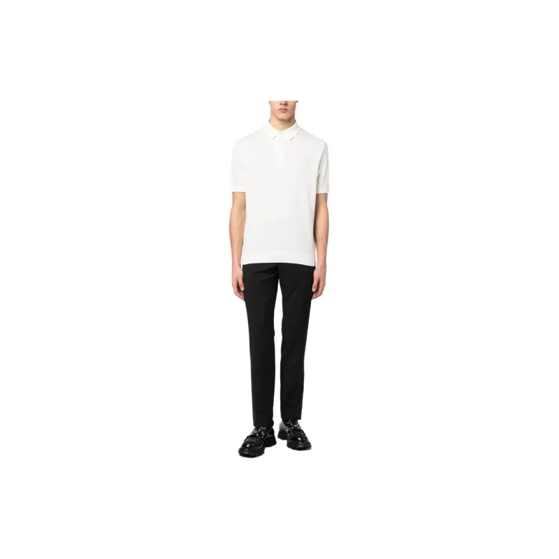 Ermenegildo Zegna Plain Short sleeved Polo Shirt-1