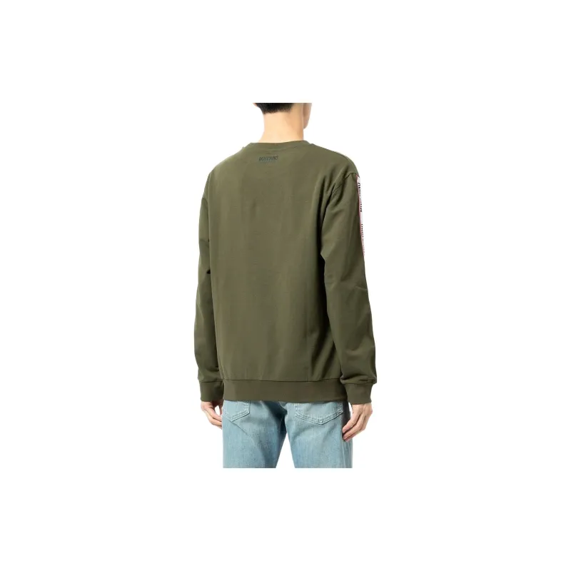 MOSCHINO Sweatshirts Men Green-3