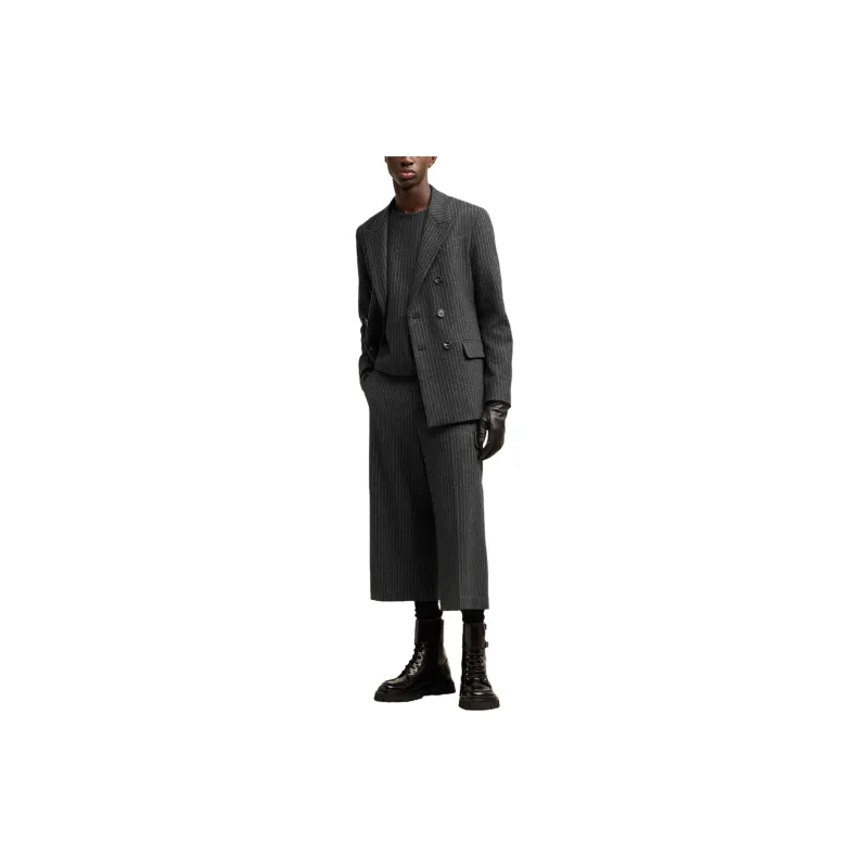 AMIPARIS Double breasted Wool Blazer-1
