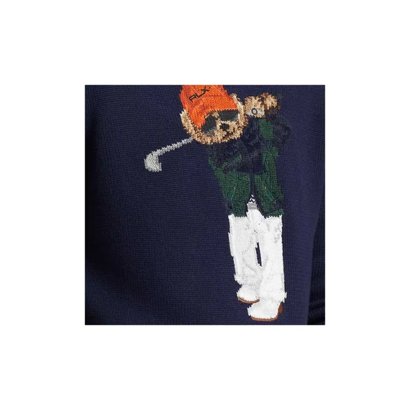 Polo Ralph Lauren FW23 Sweater Men's Marine Blue-3