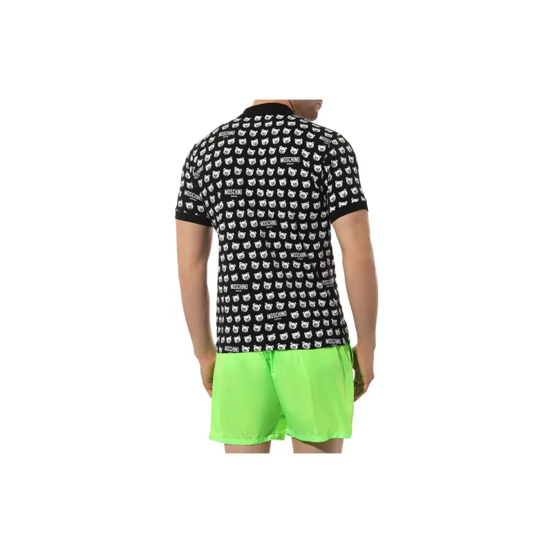 MOSCHINO Polo Shirts Men Black-2