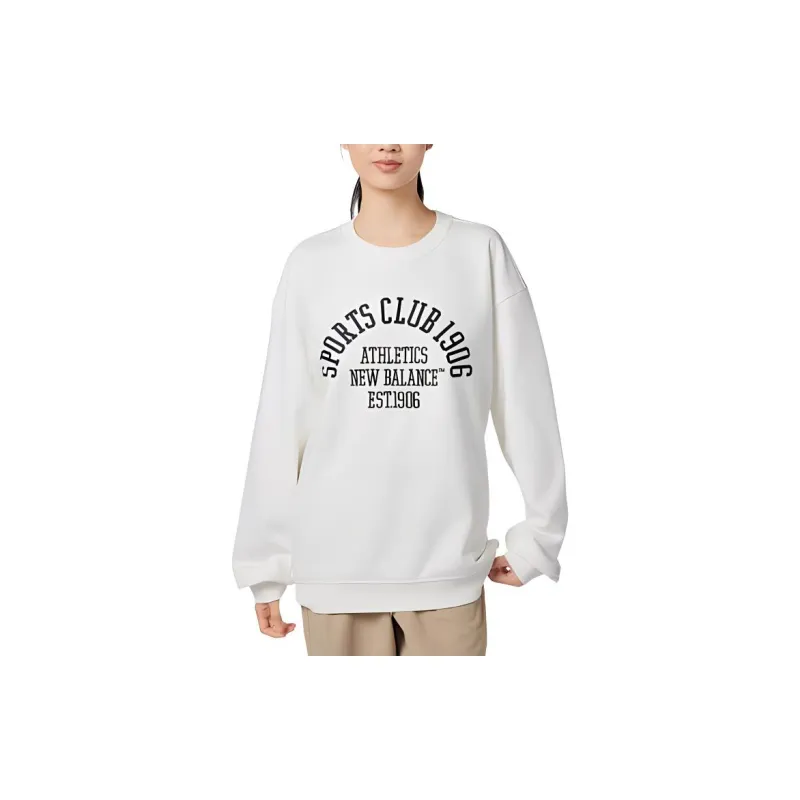 New Balance Sport Club Sweatshirt Unisex White-2