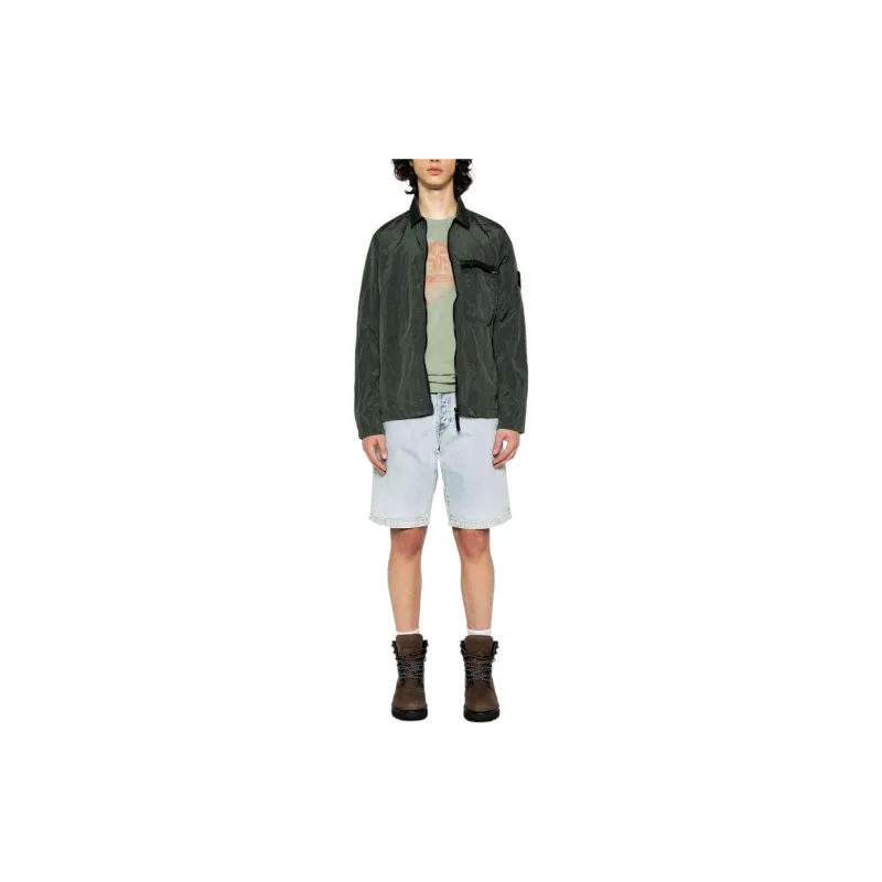STONE ISLAND Jackets Men Moss Green-1