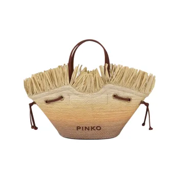 PINKO Polypropylene Handbag Large Size Women's Multicolor