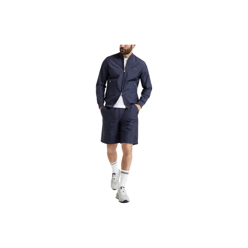 Brunello Cucinelli Logo Patch Striped Shorts-3
