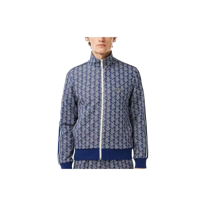 LACOSTE Monogram pattern Long sleeved Sweatshirt-2