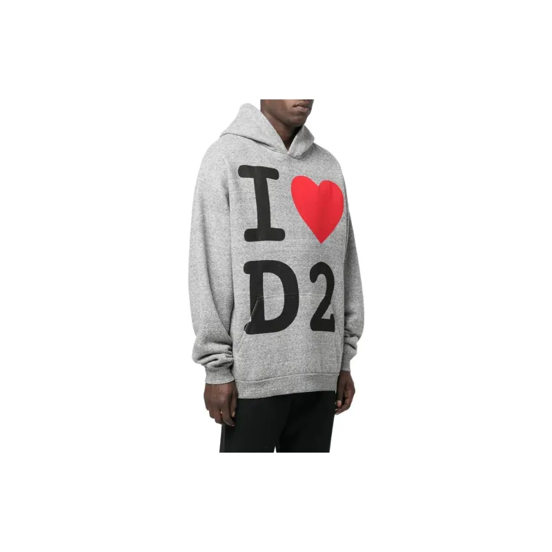 DSQUARED 2 Graphic Printed Long Sleeved Hoodie-3
