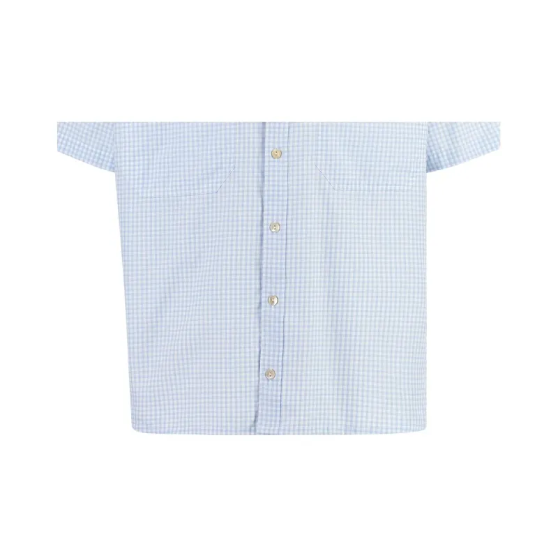 GUCCI Shirts Men Blue-5