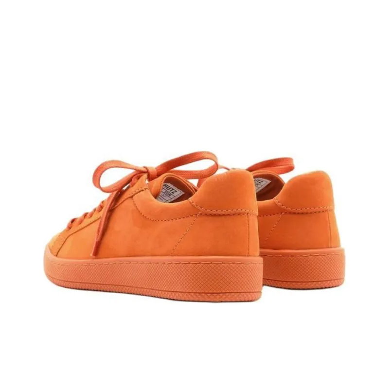 Schutz Low-Top Skateboard Shoes Women's Orange-4