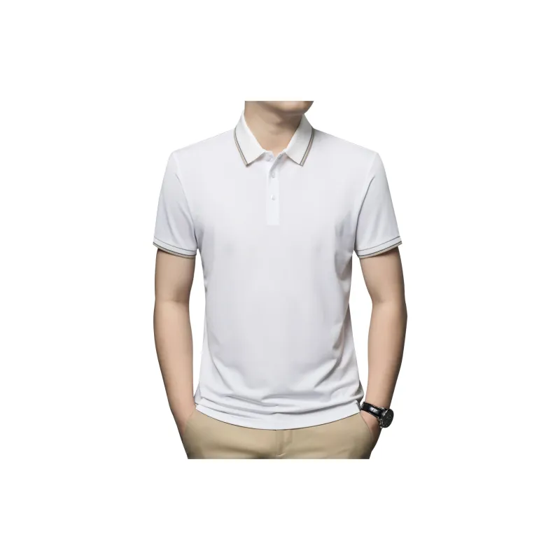 H YXIANG Polo Shirts Men-2