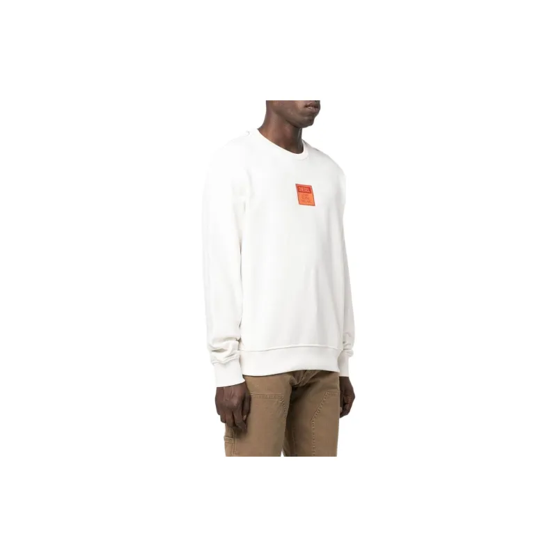 DIESEL Sweatshirts Men White-3