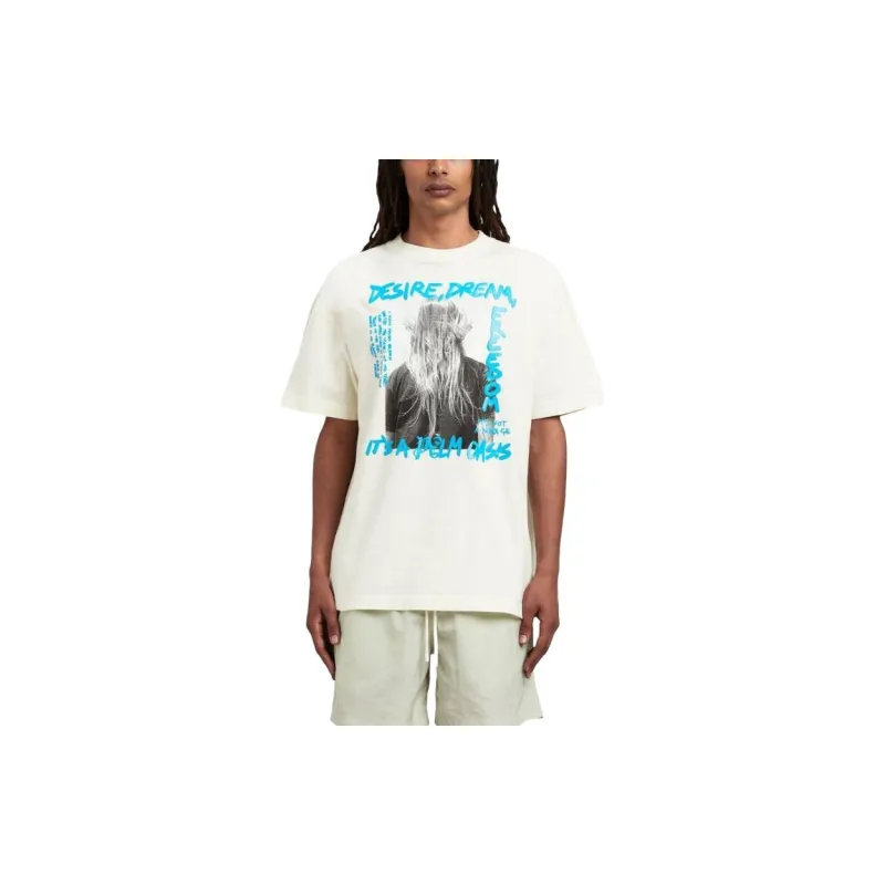PALM ANGELS Oasis Cotton T-shirt-2