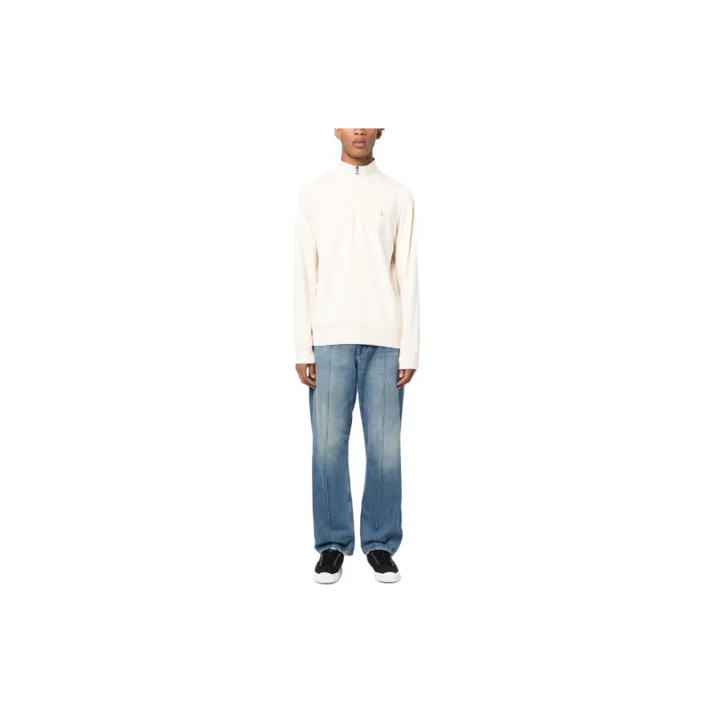 Polo Ralph Lauren Pony Logo Embroidered Zipped Jumper-1