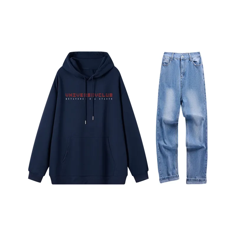 VniVerseVClub Sweatshirt Set Unisex-13