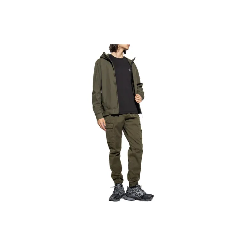 STONE ISLAND Zip Up Drawstring Jacket-2