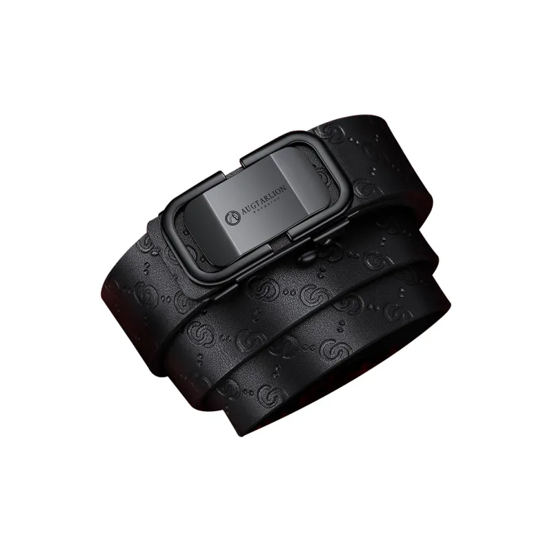 AUGTARLION Split Cow Leather Leather Belts Men's Width  3.5cm-2
